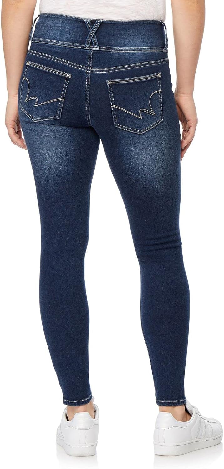 WallFlower Women’s Sassy Skinny High-Rise Insta Soft Juniors Jeans (Standard and Plus)