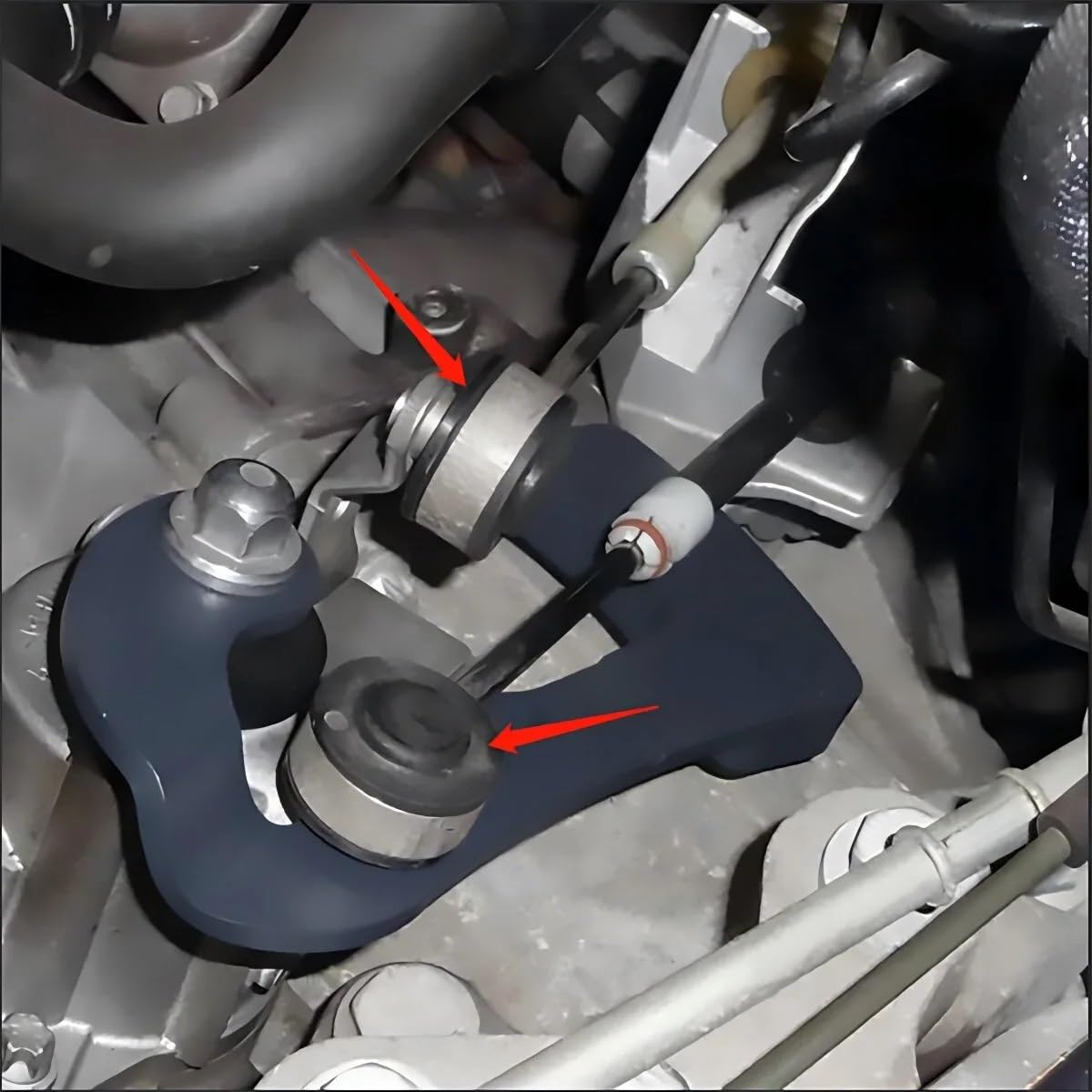 cavo comando marce Compatibile con Opel Per Zafira B 2005-2014 Cambio manuale Cavo di collegamento Estremità Asta Bush Connettore Leva del cambio Selettore
