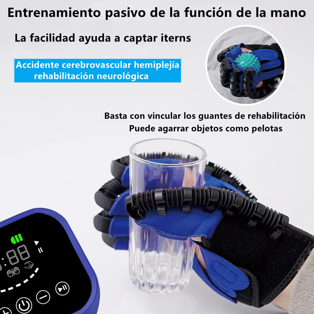 Rehabilitación Robot Guantes Trazo Eléctrico Hemiplejía Equipo De Entrenamiento De Muñeca Para Dedos Enderezado De Dedos Protector Para Pacientes Con Disfunción De La Mano