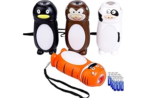 Mickey Mouse 4-Pack Mini LED Flashlights - Perfect Stocking Stuffers for Kids This Christmas