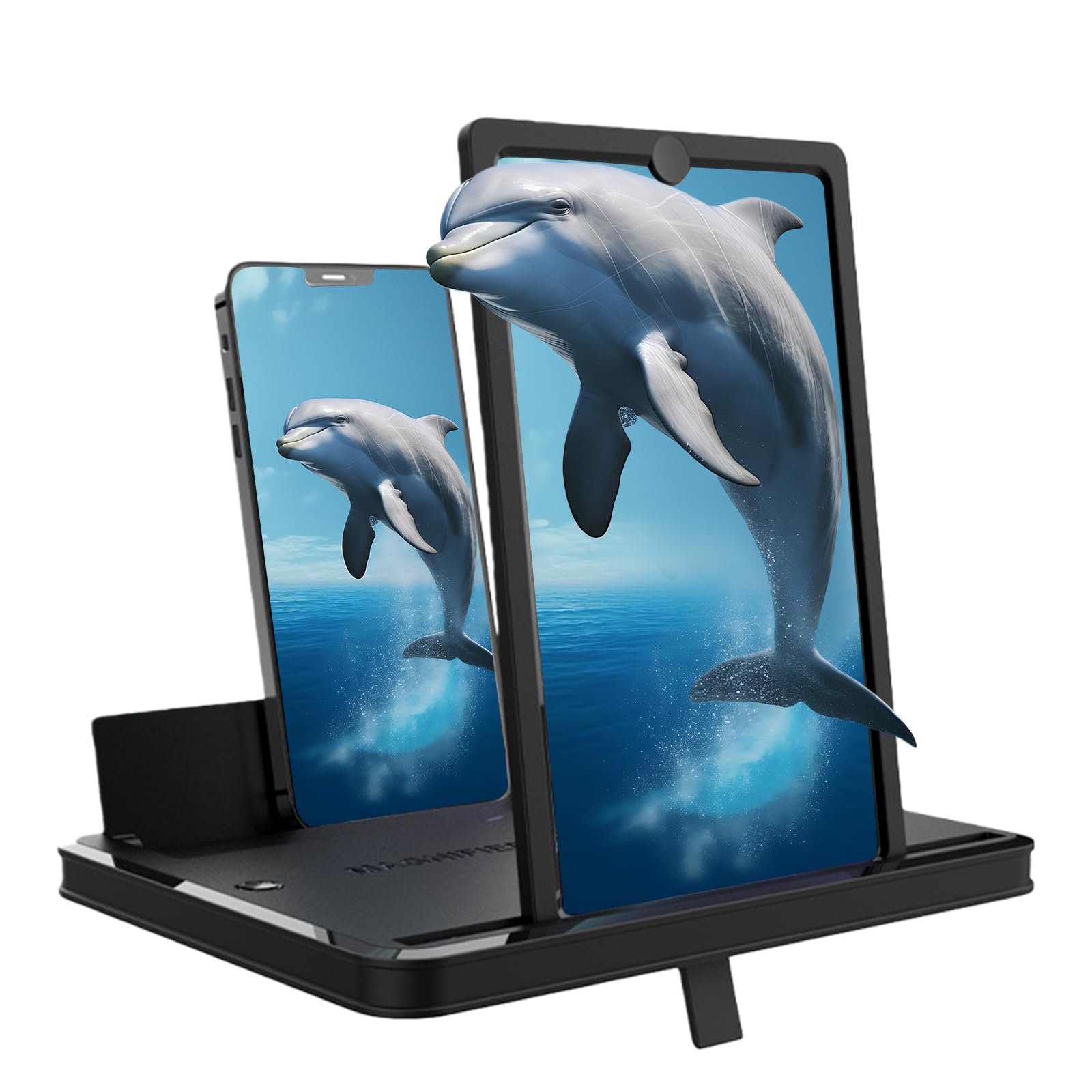 Portable Foldable Phone Screen Magnifier with Anti Blue Light Lens for Enhanced Viewing Comfort Blue Light Reduction Screen Amplifiers Phone Magnifier