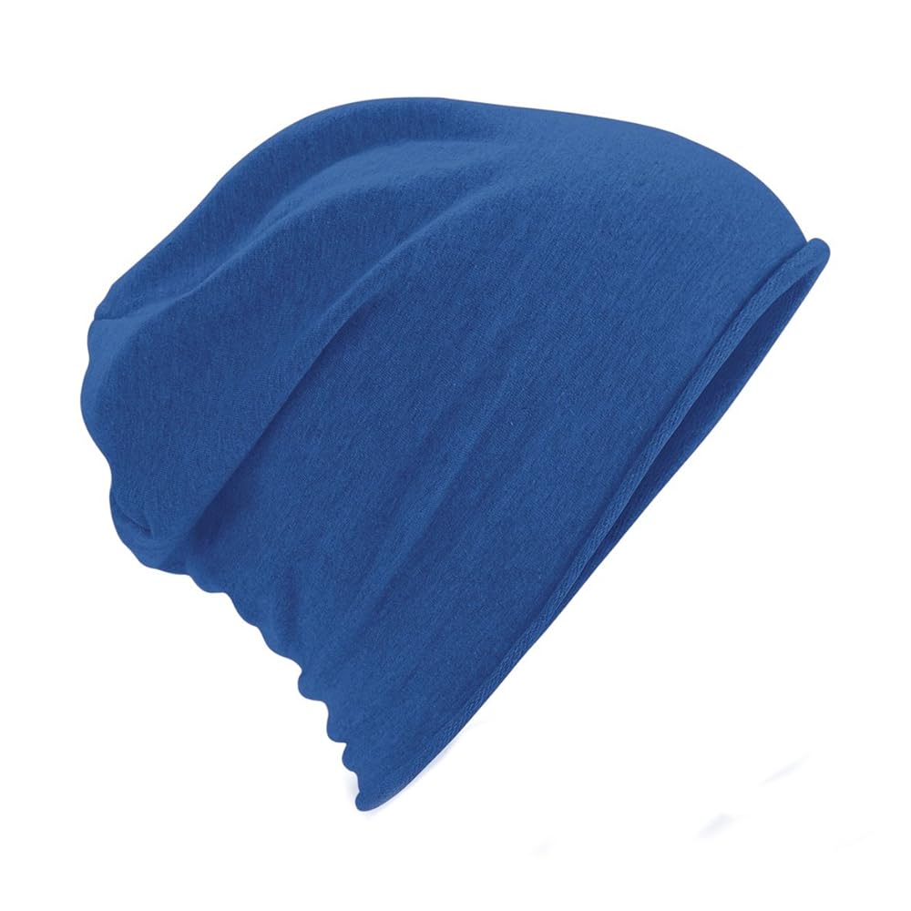 Amazon.com: Beechfield Unisex Plain Jersey Beanie Hat (One