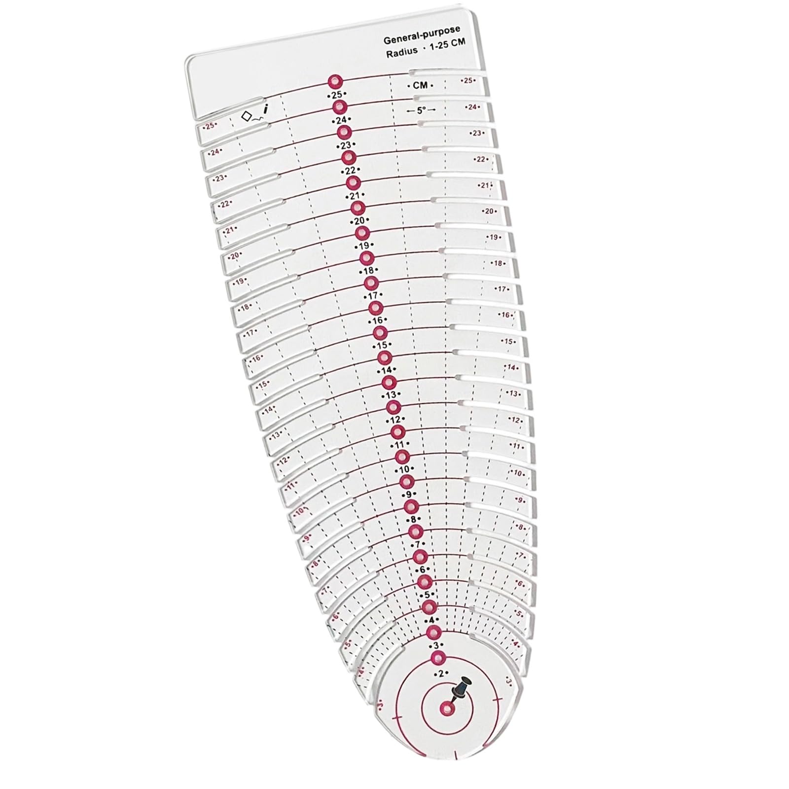 Zhangyezhan Centimeter Unit Multifunctional Measuring Ruler Sewing Ruler Measuring Scale For Dressmaking Fabric Cutting And Quilting Tasks Clear Scale Sewing Tool