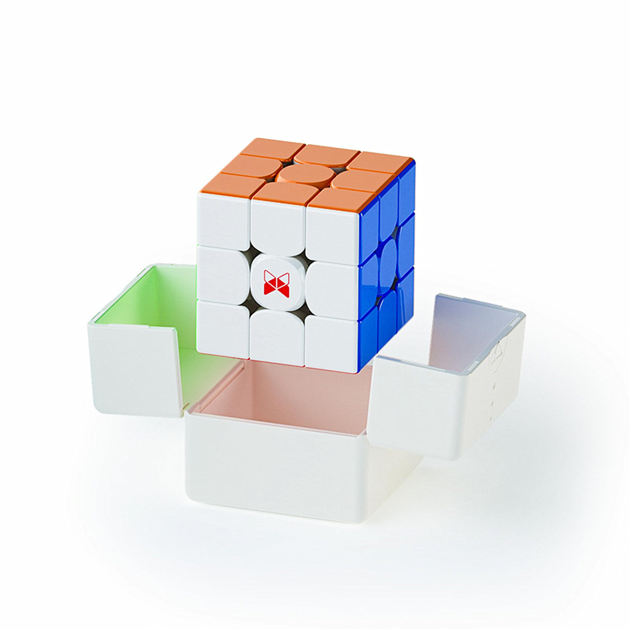 LiangCuber QY Toys Tornado V4 Flagship Speed Cube 3x3 Stickerless, Magnetic Core 3x3 Cube