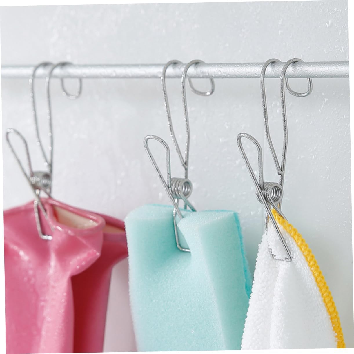 Clothes Pegs for Washing Line 30 pcs Clothes pins Hook Clip Underwear Universal Stainless Steel Clips Heavy Duty Picture