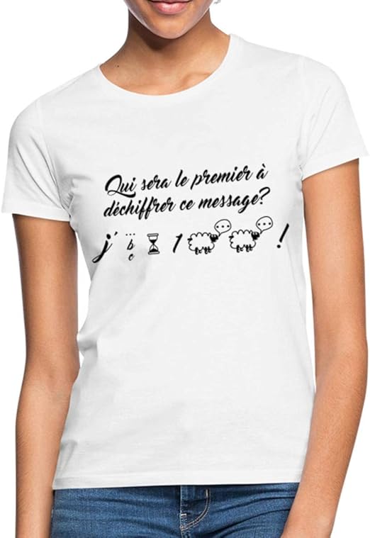 Spreadshirt Grossesse Annonce J Attends Un Bebe T Shirt Femme Amazon Fr Vetements