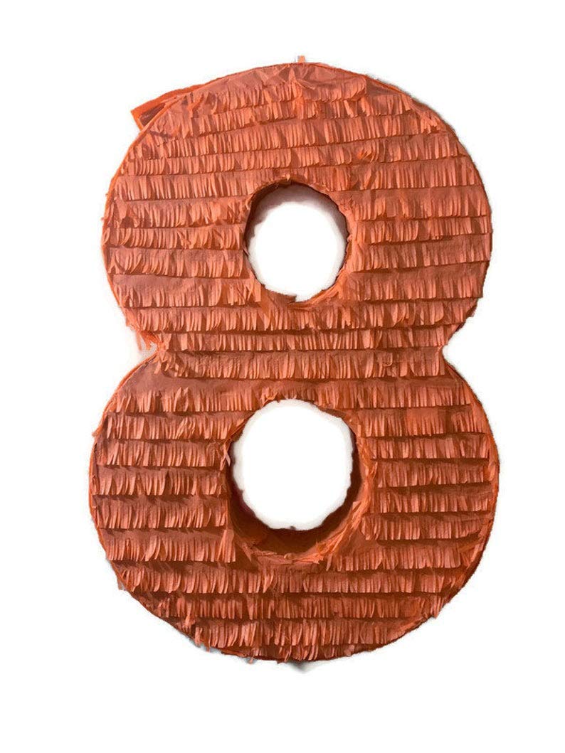 IPINATA Orange Number Eight PinataA