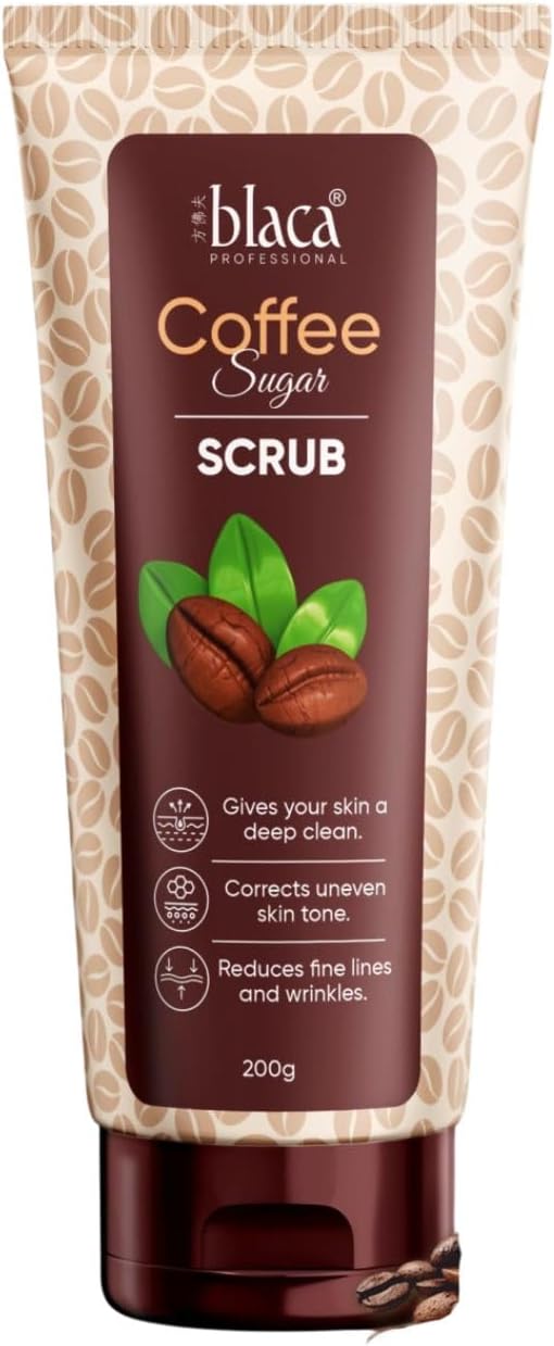 Blaca Gourmet Glow Coffee Sugar Face Scrub Experience 200 Gram