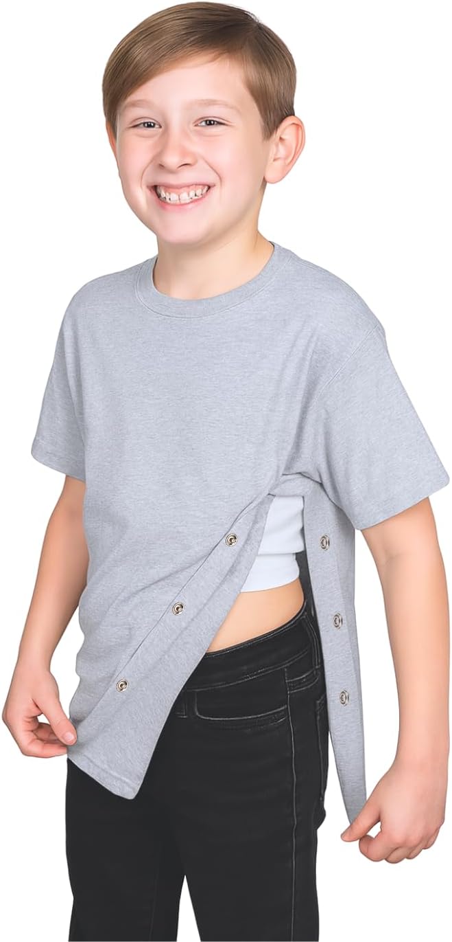 Inspired Comforts Unisex Kids Arm Sling Shirt with PICC Access