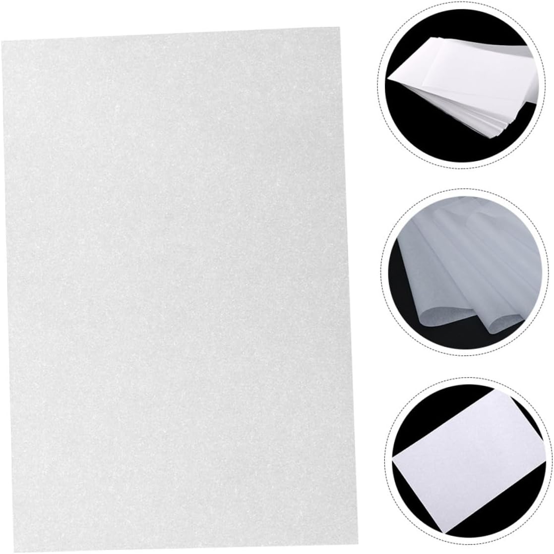 HOODANCOS 16k Tracing Paper for Calligraphy and Handwriting Exercises, Ink Copy Paper 5pcs 500 Sheets for Drawing, Sketching, and Art Practice