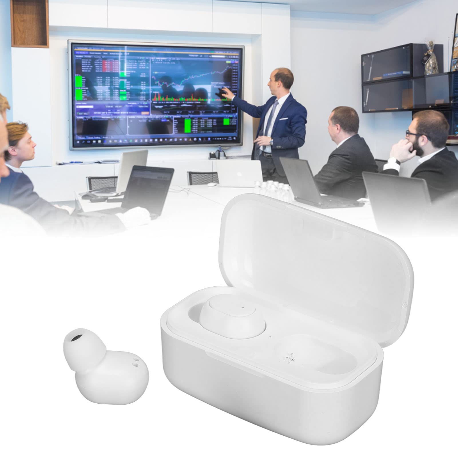 Écouteurs Traduction Sans Fil J4 TWS – 84 Langues, Traduction Temps Réel, Bluetooth, Autonomie 24h (blanc) - 8