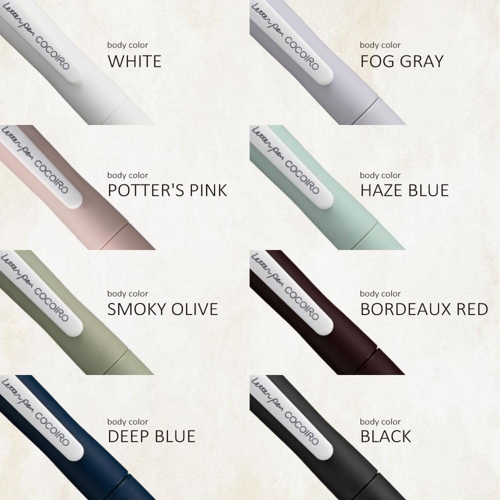 Amazon.com: Kuretake Zig Letter pen COCOIRO, Refillable
