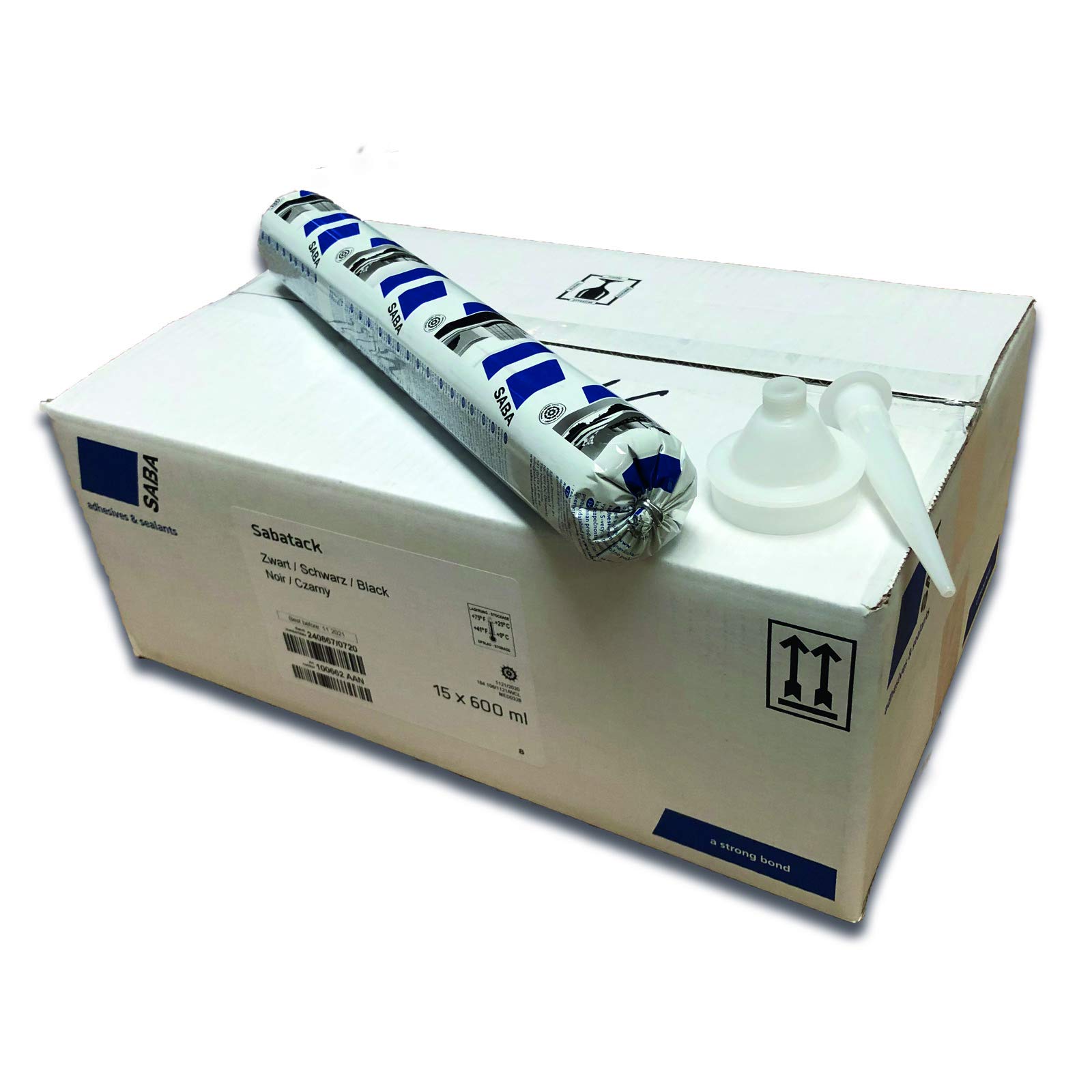 15 x Sabatack® 750 MS Bau-, Montagekleber Polymer Kleber Dichtmasse Beutel weiß