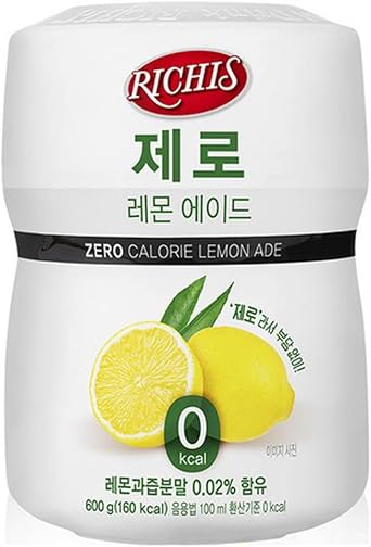Riches Zero Lemonade Powder, 21.3 oz 600 g x 1, Popular, Large Capacity, Refreshing, Cafe