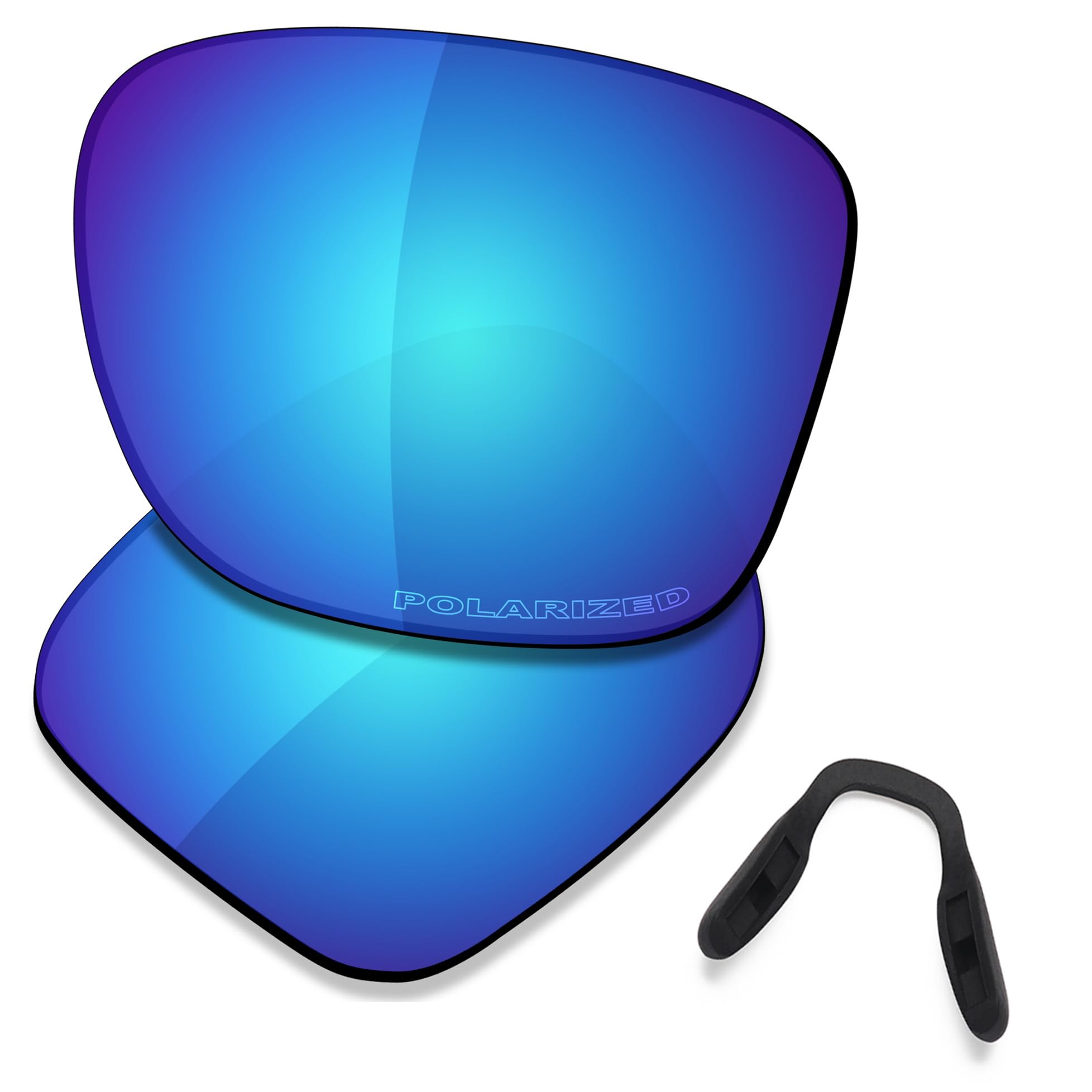 Saucer Verres et plaquettes de nez de rechange pour lunettes de soleil Oakley Crossrange OO9361