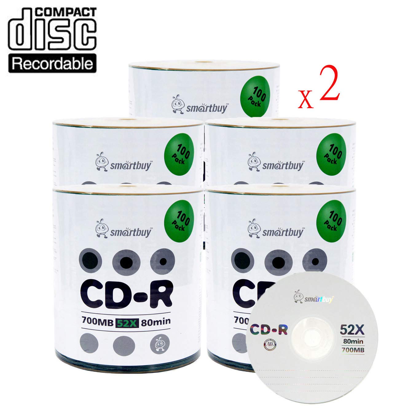 CD-R Discs Memorex 700MB/80-Minute CD-R Spindle – 100-Pack For Music ...