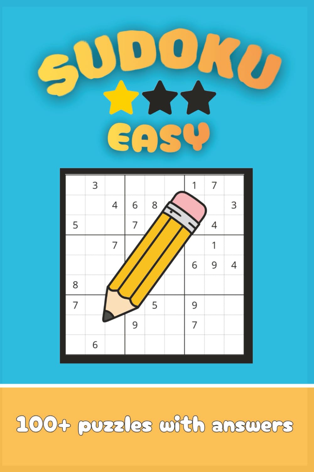 Sudoku- easy: Large Print Easy Sudoku for Relaxation – 100+ Puzzles for Stress-Free Fun