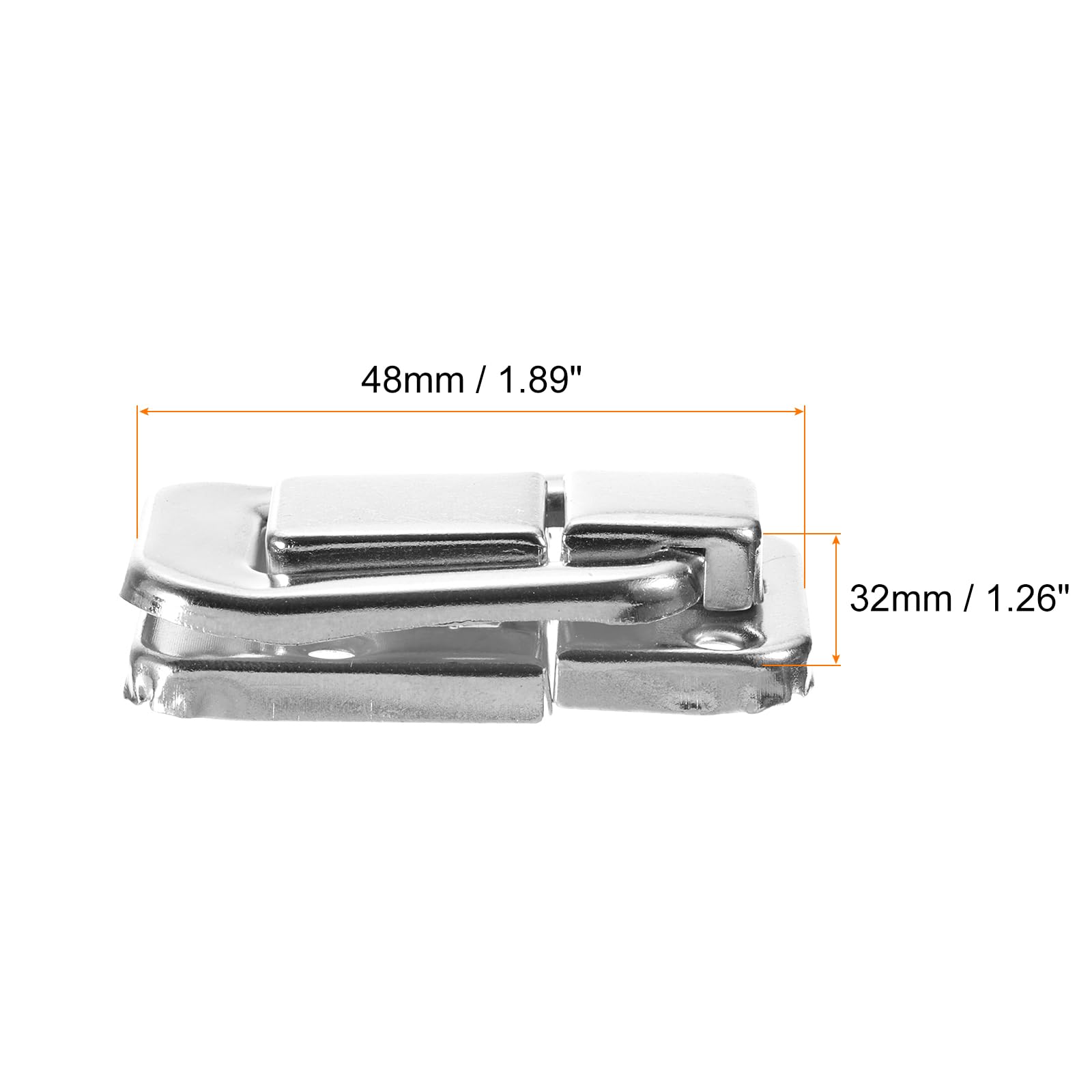 Sturdy Lock Toggle Catch, Metal Box Latch Buckle Lock For Medicine Box, Flight Case, Tool Box, Pack Of 4 - View #6