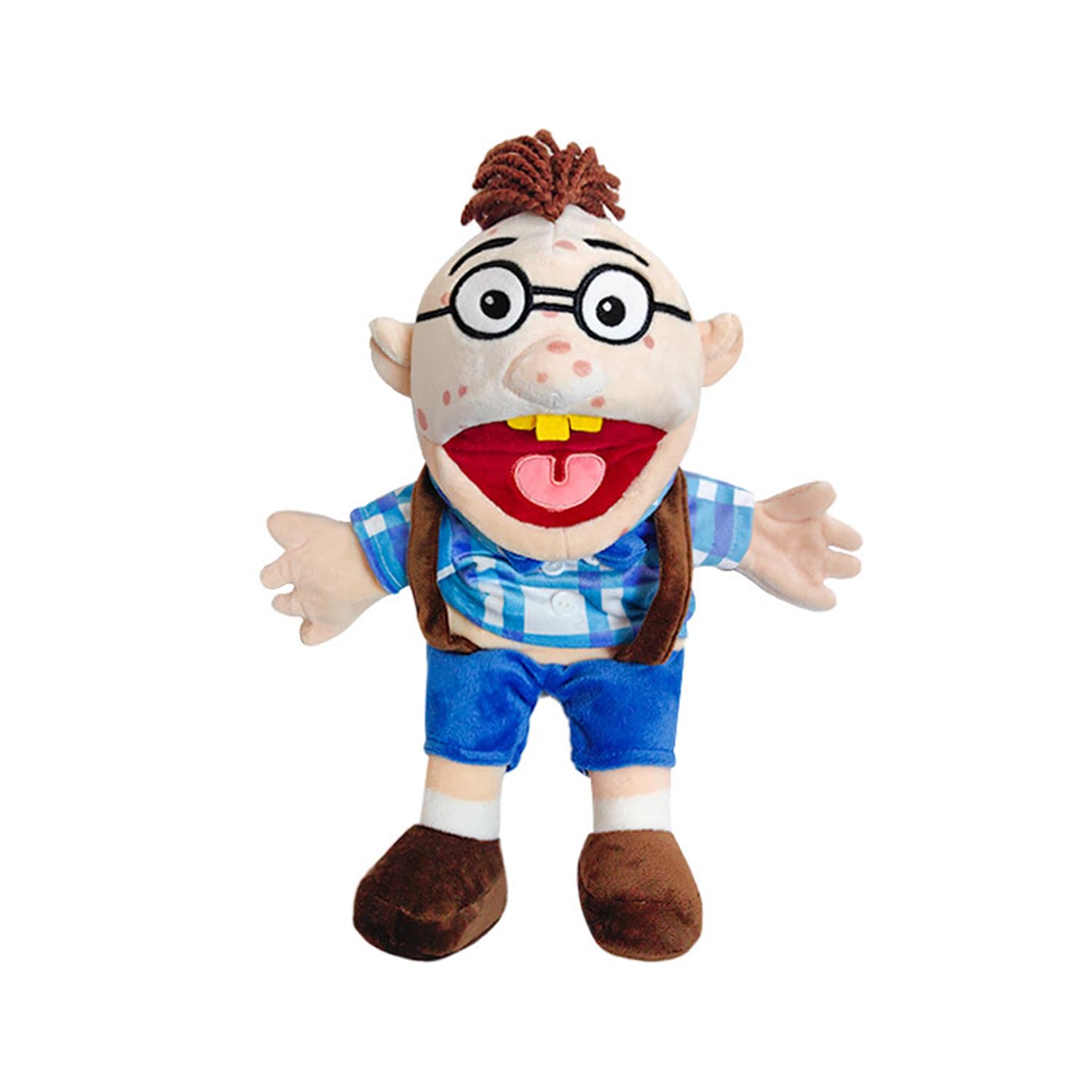 Jeffy Hand Puppet with Movable Mouth | Fun Puppets for Adults | Ideal Gift | 16 Inch Jeffy Sister/Mom/Dad Puppet Doll (Cody)