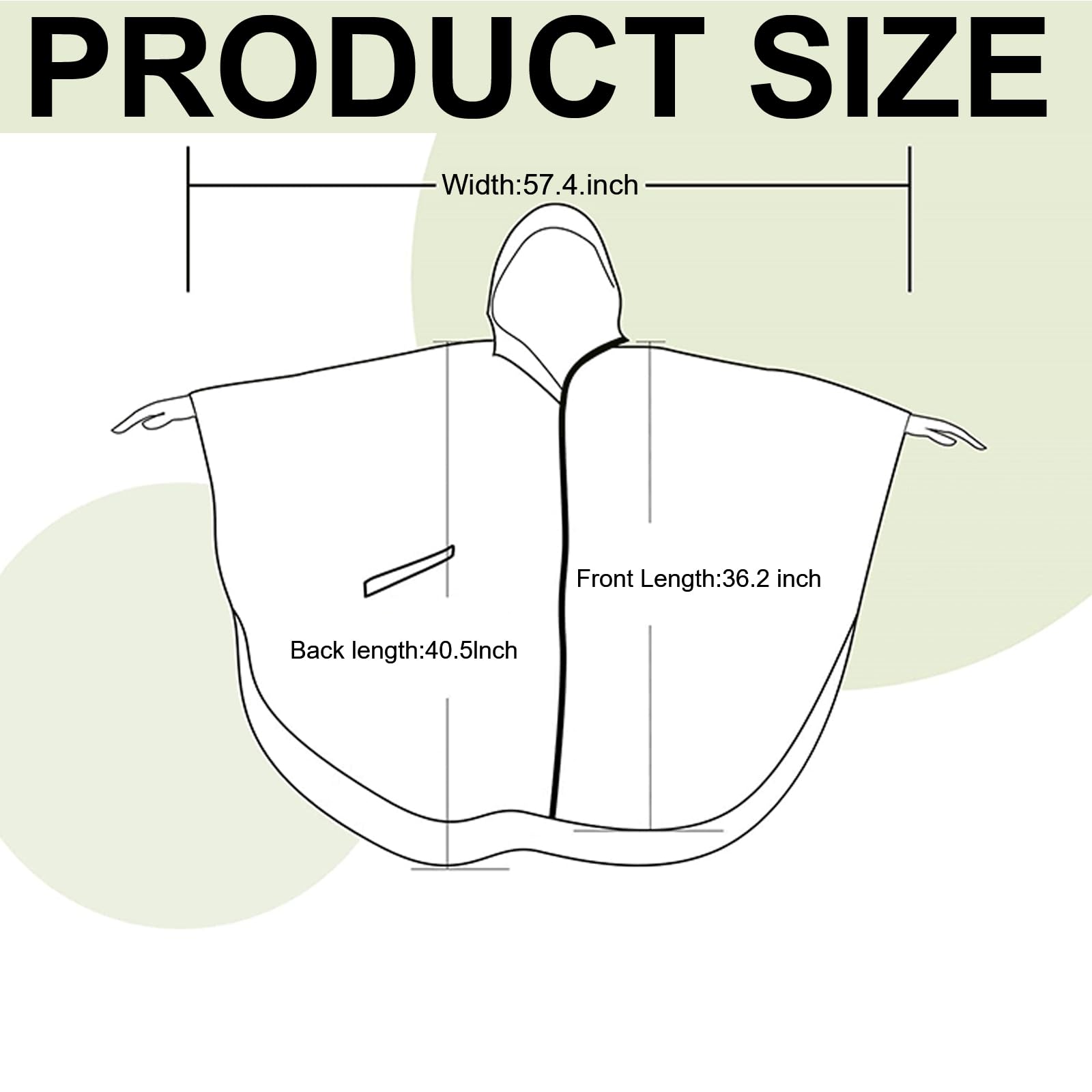 1 pieza impermeable Rain poncho Capa lluvia Chubasquero hombre impermeable Poncho Ligero y plegable mujer Para senderismo camping con capucha y bolsillos