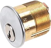 Pacific Doorware Detex Cylinder Replacement for EAX500, EA500, EAX2500, EAX300 - Solid Brass Key Lock with 2 SC1 Keys