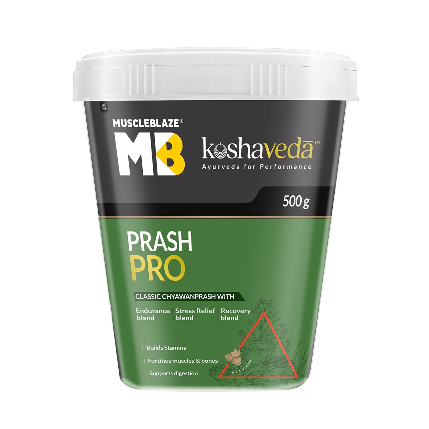 Koshaveda Prash Pro by MuscleBlaze (500g) | Classic Chyawanprash with Shilajit & 6 Blends | For General Wellness, Endurance, Recovery (B0CRYQWNVJ) Amazon Price History, Amazon Price Tracker