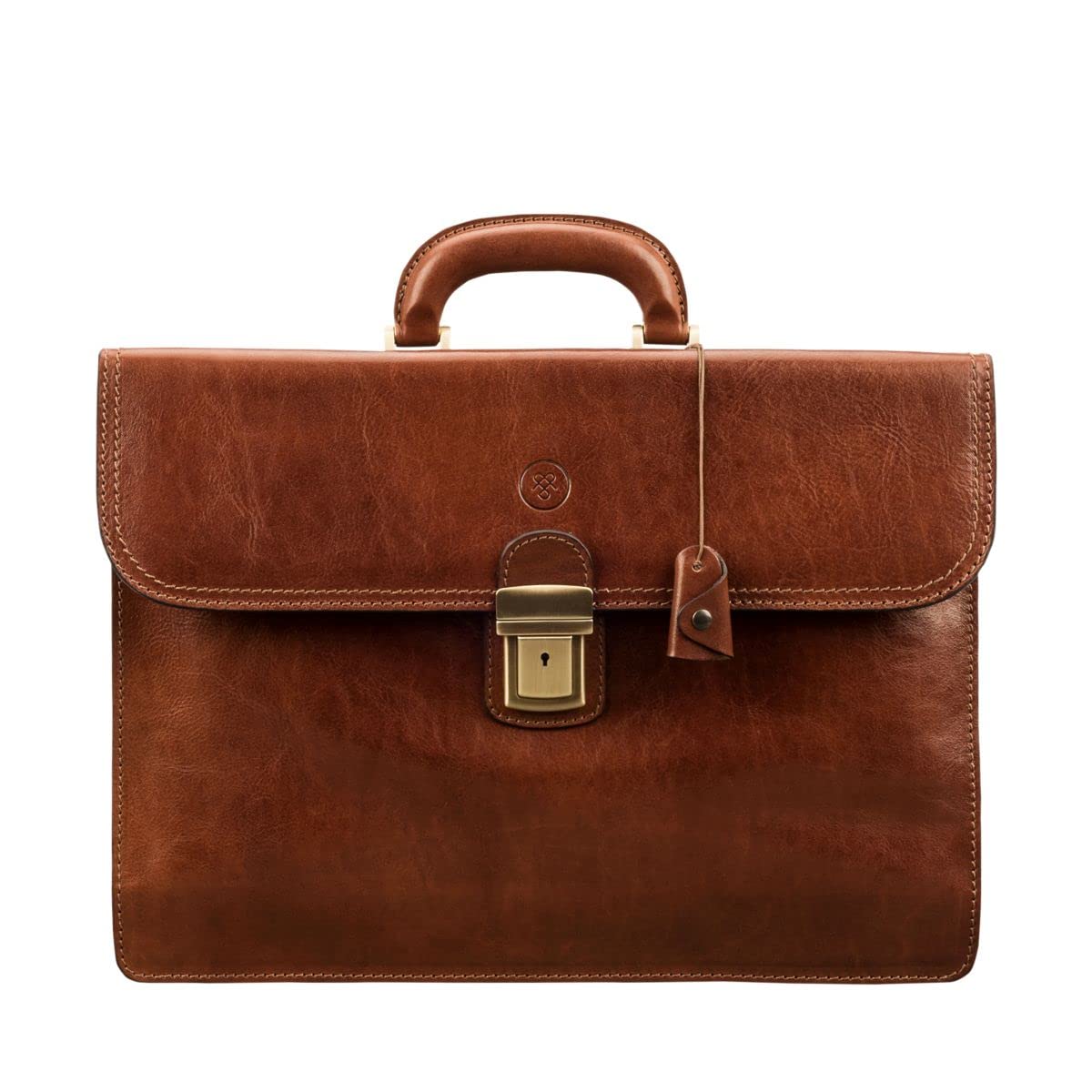 Maxwell Scott BagsMaxwell Scott Men's Luxury Italian Leather Briefcase - Handmade, Classic Business Laptop Bag to fit 15-16” (The Paolo2)