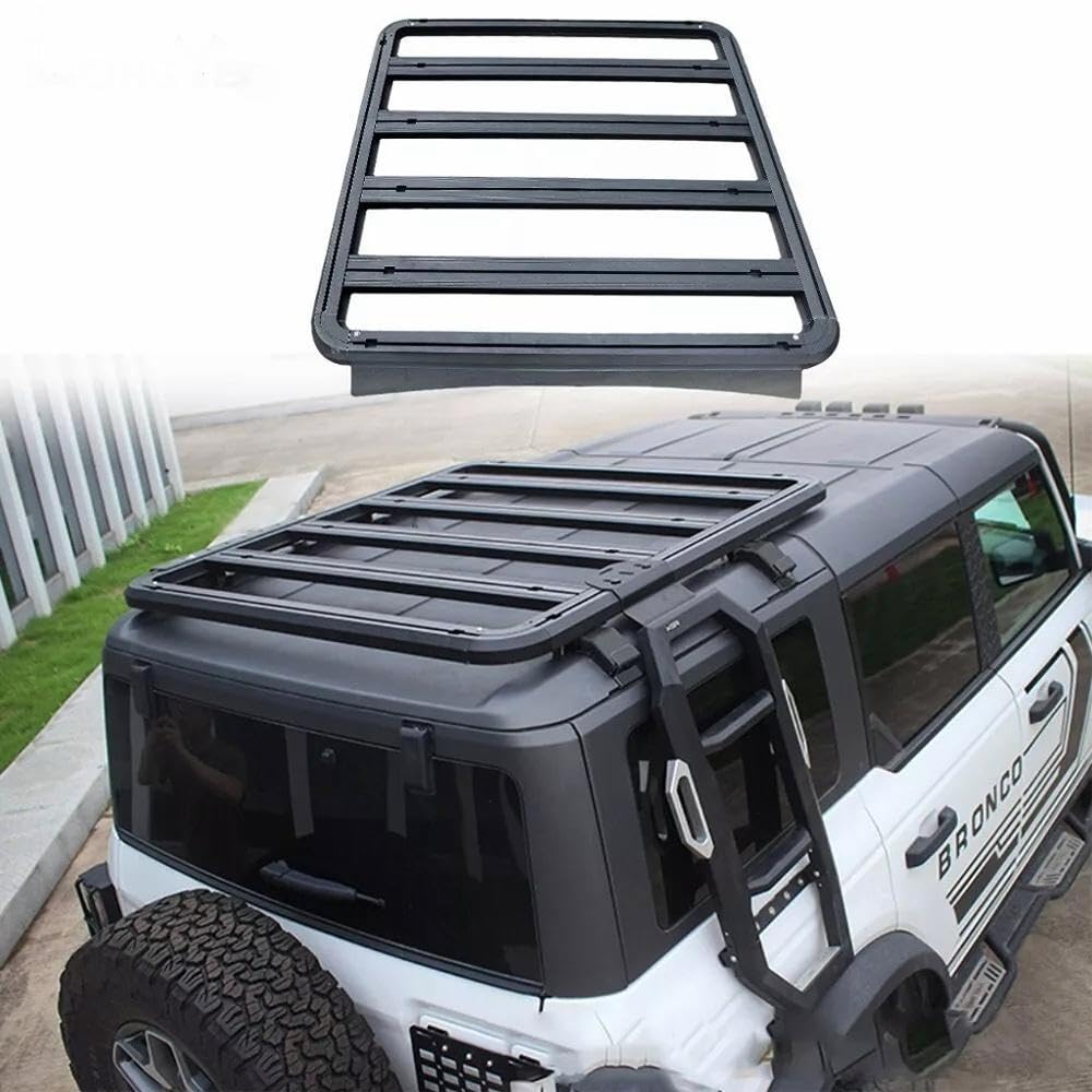 Roof Platfrom Roof Racks Fits for Ford Bronco 2021-2025 Aluminum Black Carrier