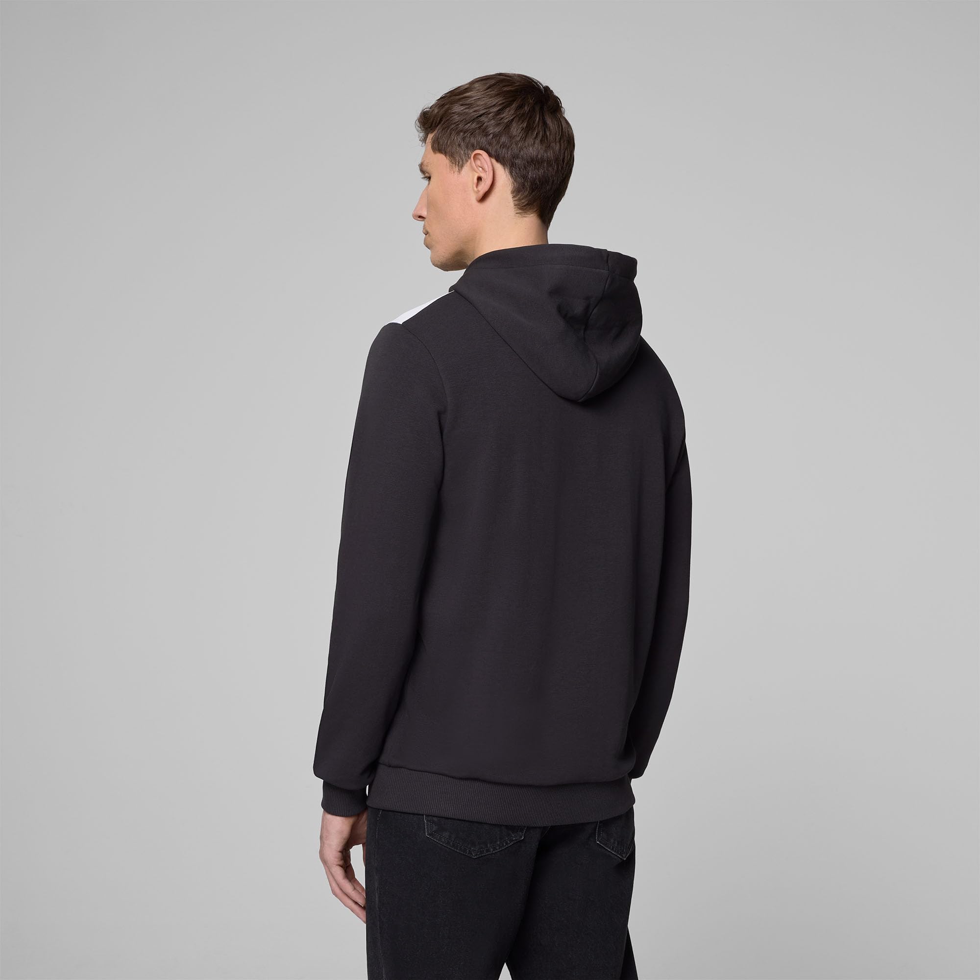 PUMA Scuderia Ferrari F1 Hoodie | Logo Kapuzenpulli mit Kordelzug, Großem Scudetto-Schilddruck auf der Brust