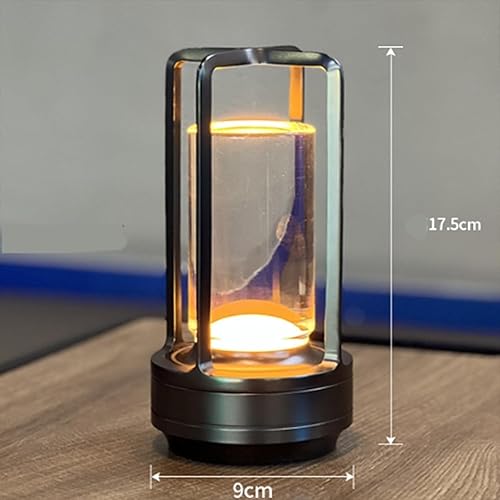 Miniatura 2 de Lumisom - Lámpara de mesa inalámbrica, lámpara de escritorio LED portátil alimentada por batería recargable, táctil de atenuación continua de 3