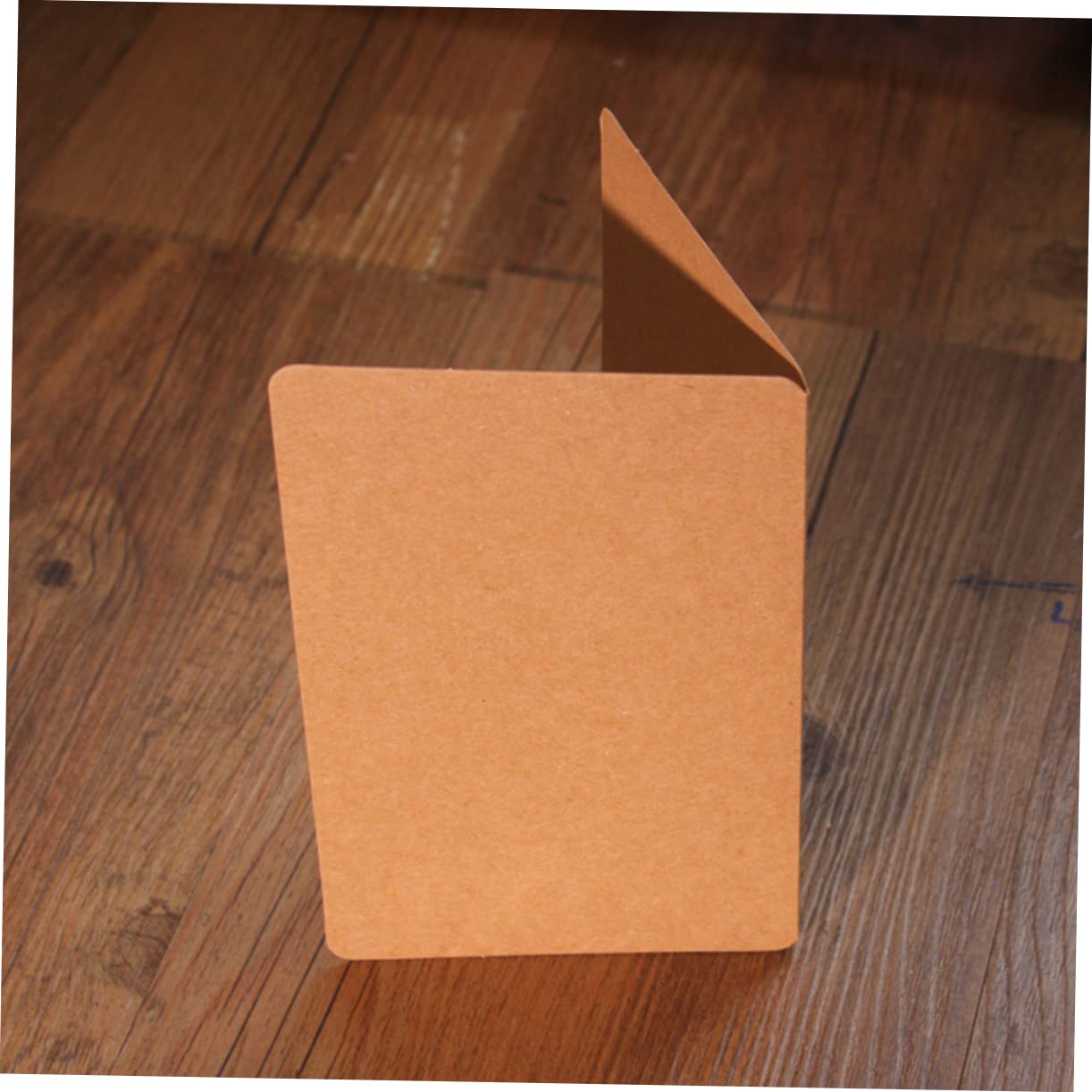 100pezzi Biglietti Di Auguri Carta Kraft Pieghevoli Biglietti Vuoti Per Messaggi Di Benessere e Ringraziamenti Per Feste Matrimonio e Occasioni Speciali