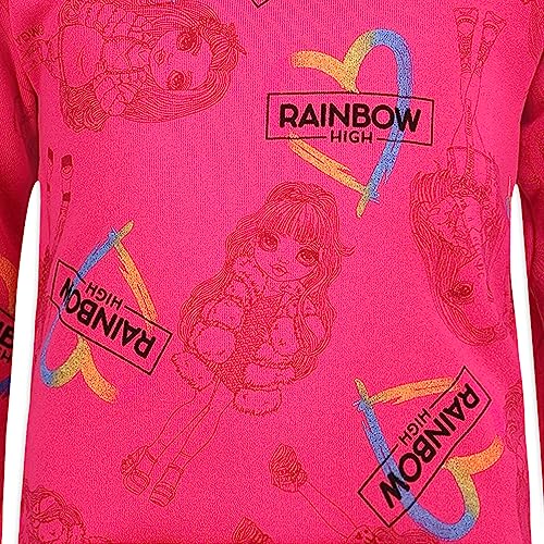 Image of Rainbow High Girls Hooded Sweatshirt and Legging Pants Set for Little and Big Kids