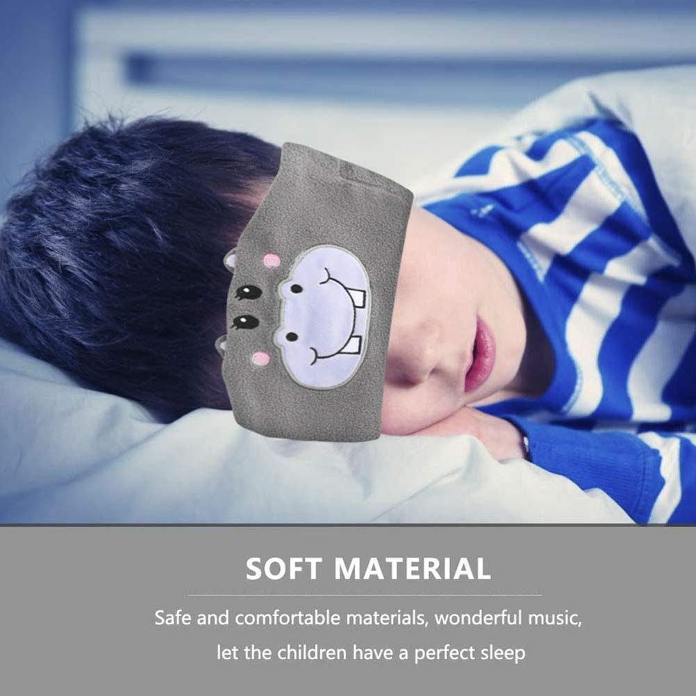Casque sans Fil pour Enfants, Bandeau Bluetooth V5.0 pour Enfants, Masque de Sommeil Bluetooth, Bandeau Souple avec Haut-parleurs et Micro pour la Maison, Voyage