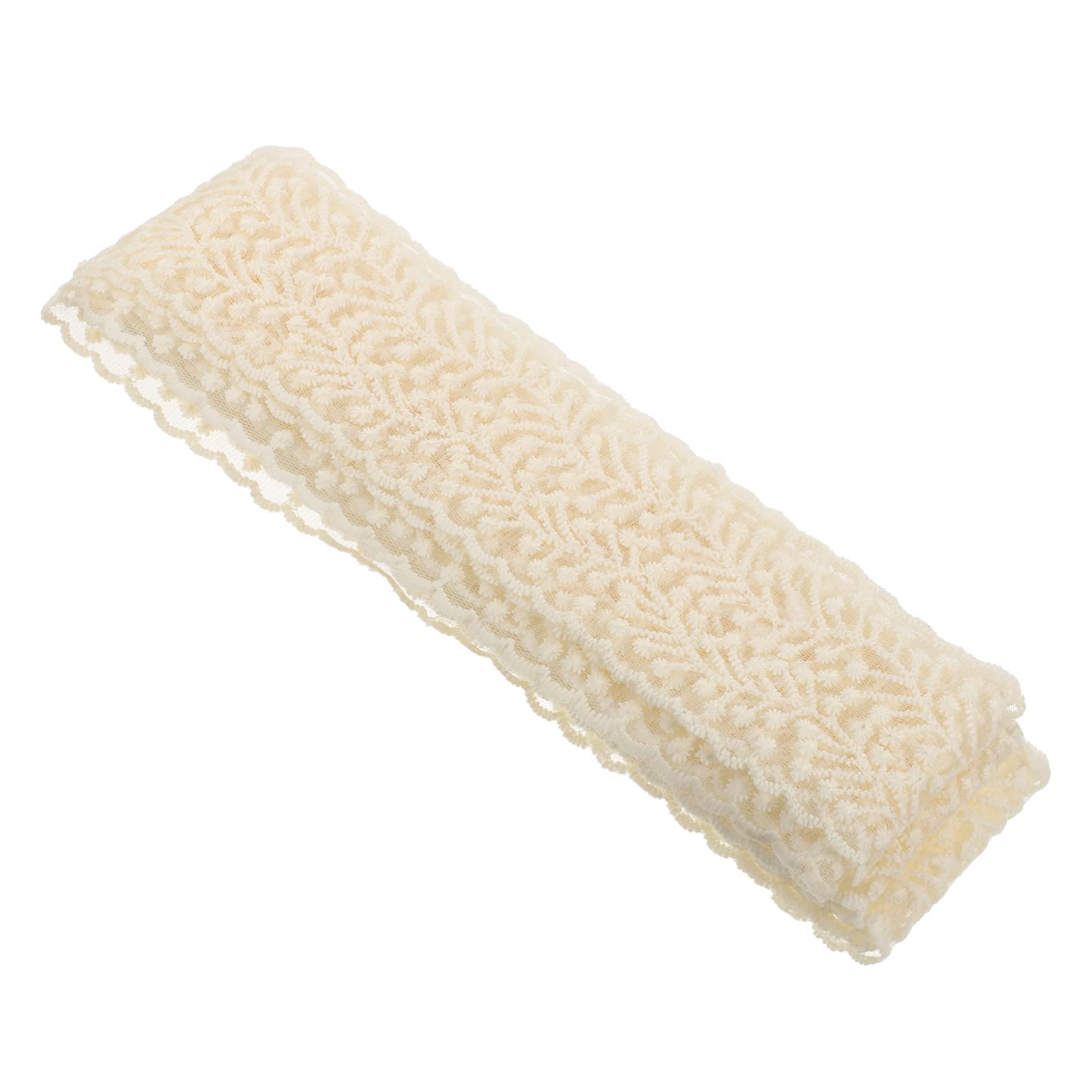 STOBOK 4rollos Encaje De Costura Para Manualidades Metros De Adorno De Encaje Bordado Para Materiales De Costura y Accesorios Para Ropa