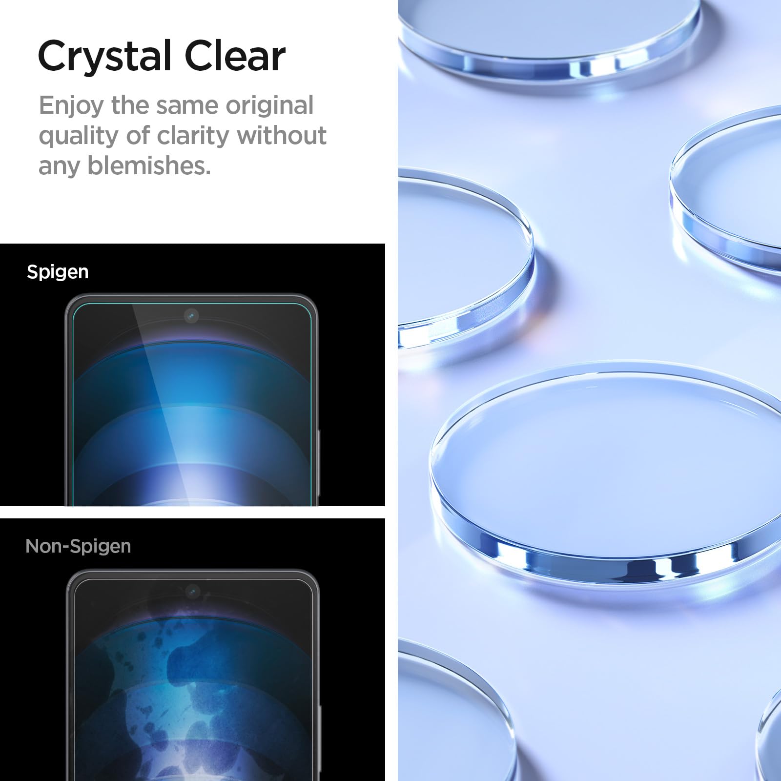 Spigen Essential Glas.Tr CE Tempered Glass Screen Guard For IQOO Neo9 / Neo9 Pro 5G, Full Screen Protector - 2 Pack — Amazon image 3