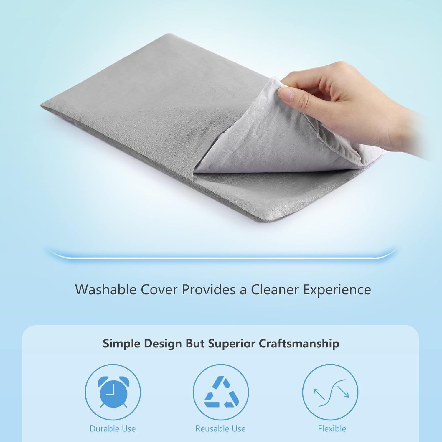 SuzziPad Microwave Heating Pad for Pain Relief, 8 x 17 Heating Pads for Cramps,7 x 12 Multipurpose Heating Pad Microwavable for Shoulder, Belly, Elbow, Knee, Moist Heat Pack for Arthritis