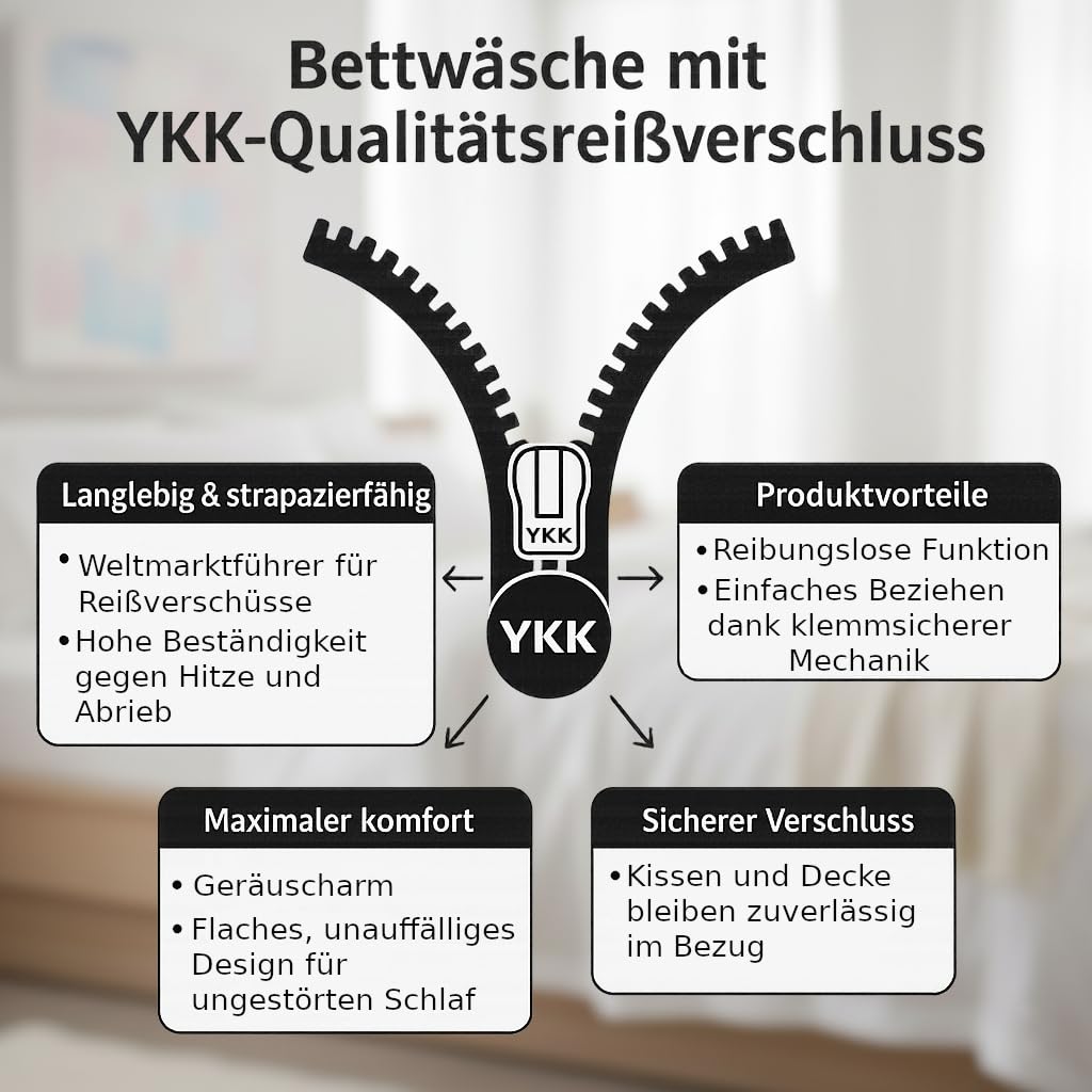 MALIKA Biber Bettwäsche 4-teilig 135x200 cm - 100% Baumwolle Feinbiber, kuschelig warm & weich angeraut - Winter Bettwäsche Set mit 2 Kissenbezügen 80x80, Größe:2X 135x200 + 2X 80x80 cm