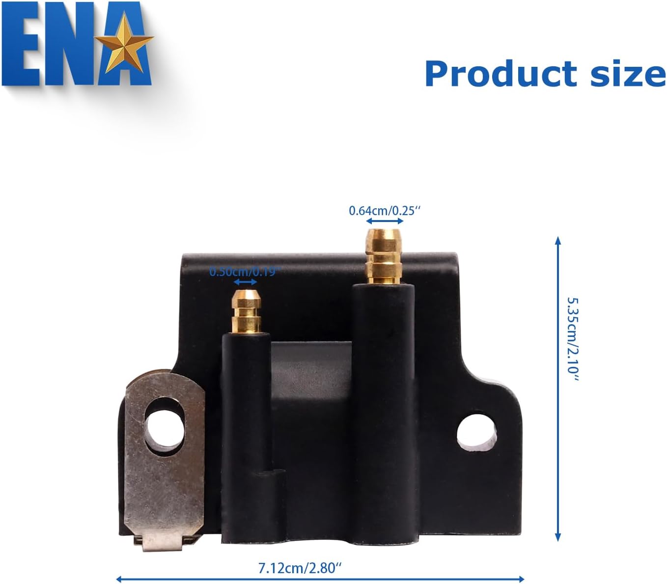 ENA Set of 6 Ignition Coil 582508 Compatible with Johnson Evinrude Outboard Motors 1985-2005 4-60HP 65-140HP 150-250HP 250-300HP 2-Stroke Carbureted Engines Replacement for 18-5179 183-2508 72010