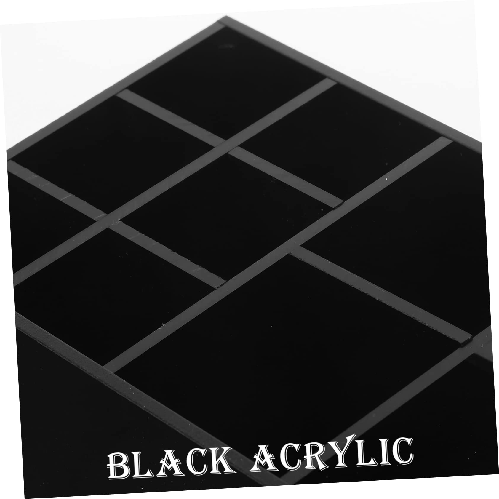 Dispensador de Servilletas de Bar con 11 Compartimentos Acrílico Negro | Diseño Dividido para Escritorio, para Estación de Café de Oficina y Organización de Mesa, 1 Pieza