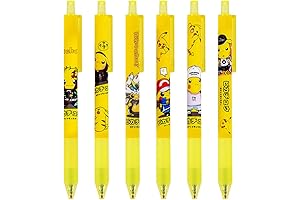 Japanese Pens Kawaii - 6-Piece Anime Gel Pens