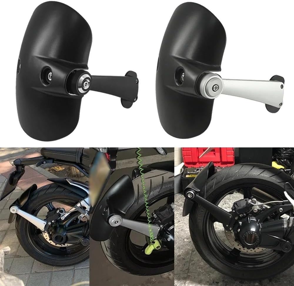 for B&M&W R Nine T Scrambler Pure Racer Urban 2014-2022 R9T Motorcycle Rear Wheel Hugger Mud Guard Splash Guard Splash ​Guard(Black)