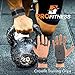 ProFitness 2 Hole Leather Cross Training Gymnastic Grips - Non Slip, High Grip Palm Protection with Wrist Wrap Support for Pull Ups, Kettlebells, WODs (Large 5