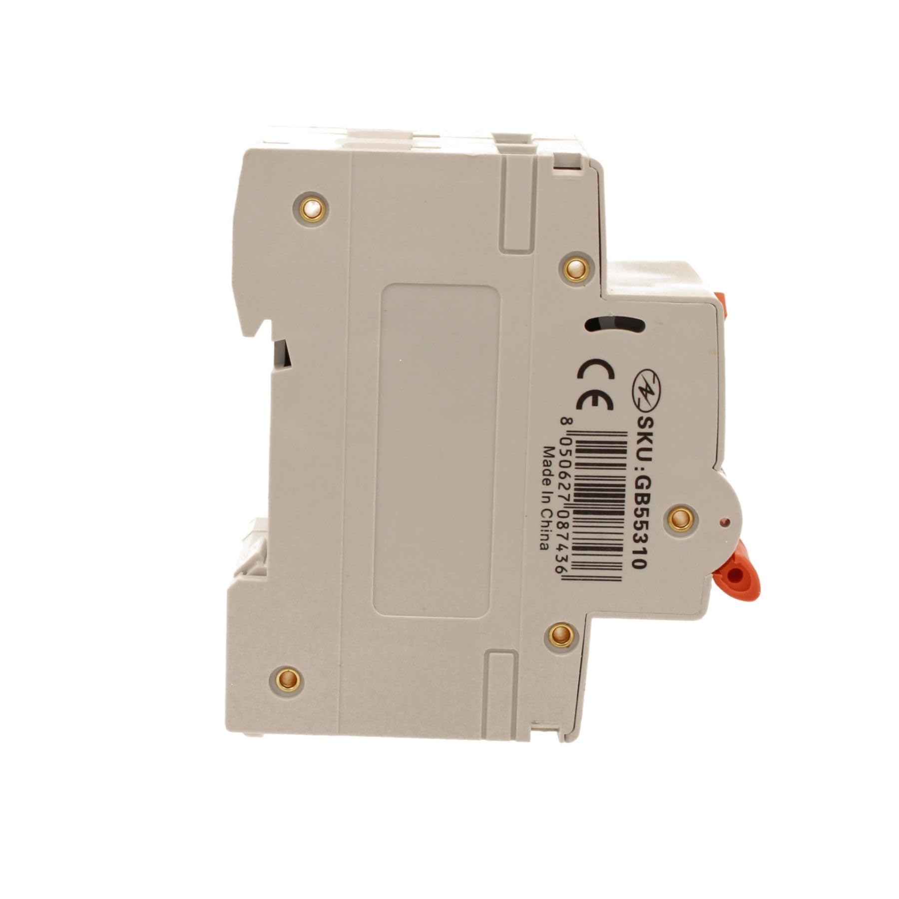 Interruptor magnetotérmico diferencial 30 mA 10 A C10, RCBO Tipo AC Curva C, 1P + N 6 kA 30 mA, 2 módulos DIN