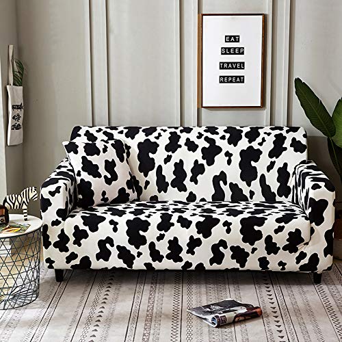 HOOBUY Printed Sofa Cover Stretch Couch Covers Patterned Sofas Seater Slipcovers for 3 Cushion Couch Set (BD, 3 Seater/Large 2 Seater)