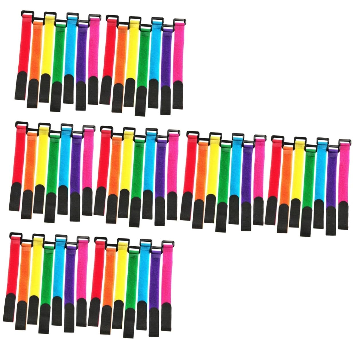 YARNOW Lot De 4 Supports De Canne À Pêche Portables Sangles Attaches Pour Canne À Pêche À La Mouche Réutilisables Pour La Pêche En Plein Air 20 Pièces X 4