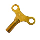 Generic Brass Clock Winding Key Mainspring Winder No 17 Size 6.50 mm | Brass Replacement Clock for Wind Clocks | Brass Butterfly Clock Key Winder for Winding Clocks