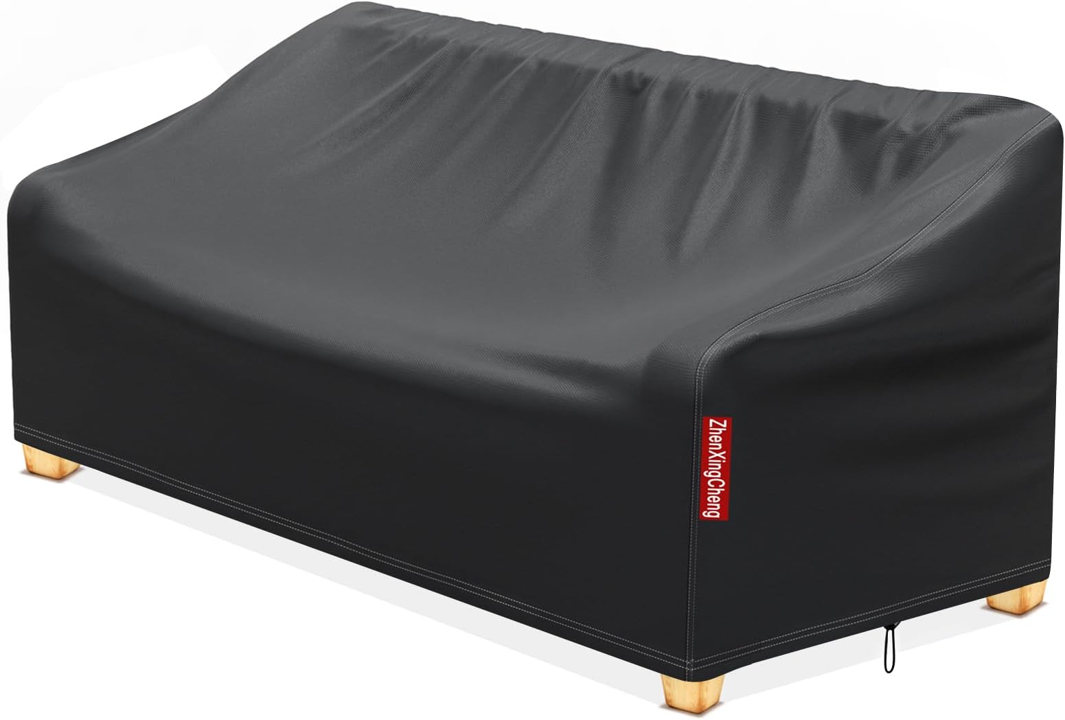 ZhenXingCheng Patio Sofa Cover Waterproof, 2Seater Outdoor Sofa Cover