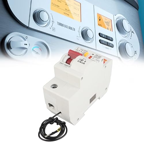 Miniatura 7 de Interruptor de circuito inteligente, AC220V PA66-DSM Interruptor remoto de la aplicación del teléfono Shell ignífugo (1P 40A)