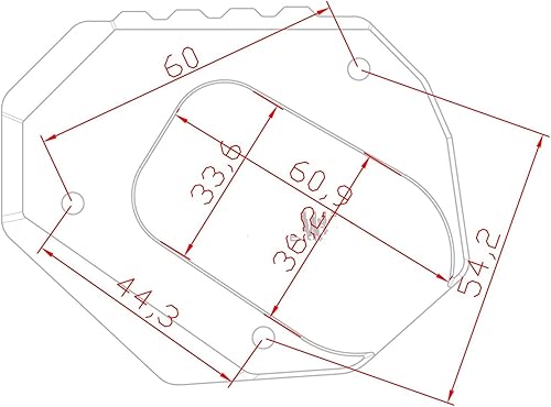 Miniatura 2 de Kickstand Enlarger Plate Motorcycle Kickstand Enlarge Motorcycle Side Stand Extension For B&MW F850GS F750GS F850 F750 For GS F 750 850 For GS 2018