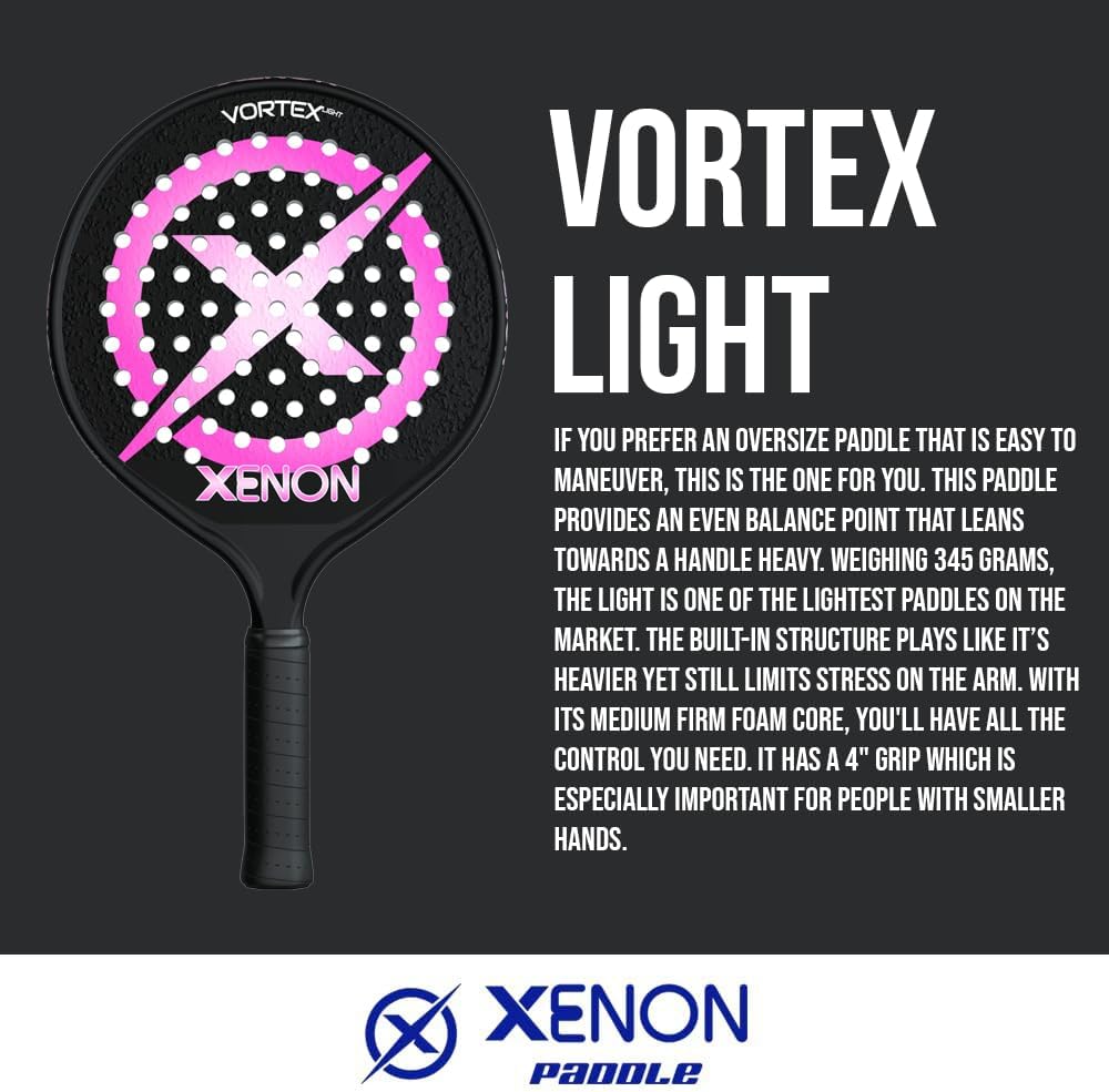 Xenon Vortex Light Platform Tennis Paddle (2022 Model)